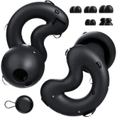 RelaxCharm Moon Series Ear Plugs - Up to NRR49dB Noise Cancelling, Snoring Blocking, Travel, 6 Pairs